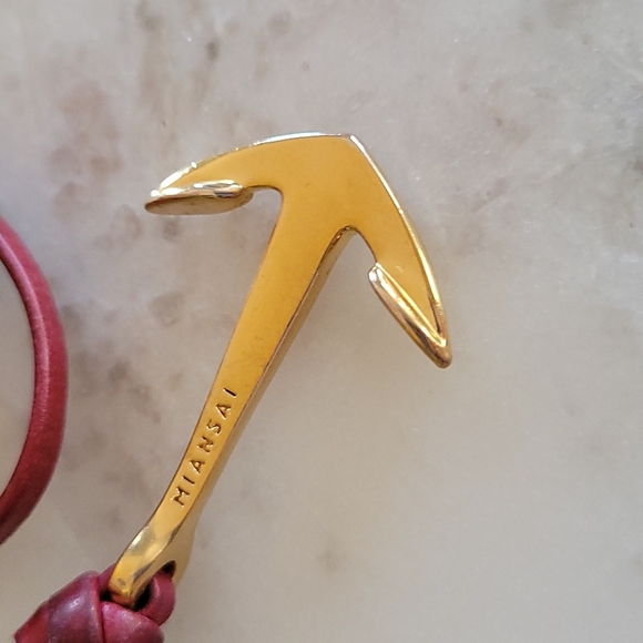 Miansai burgundy leather wrap bracelet - Picture 2 of 11